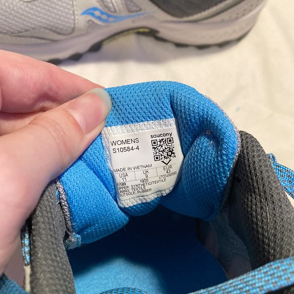 Saucony Trail Blue and Gray Womens Running Shoes Size 11 Excursion TR14 - Picture 8 of 10